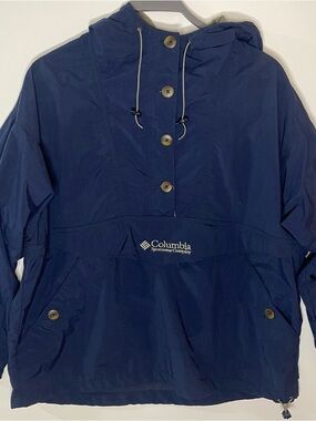 Columbia Navy Blue Hooded Utility Jacket